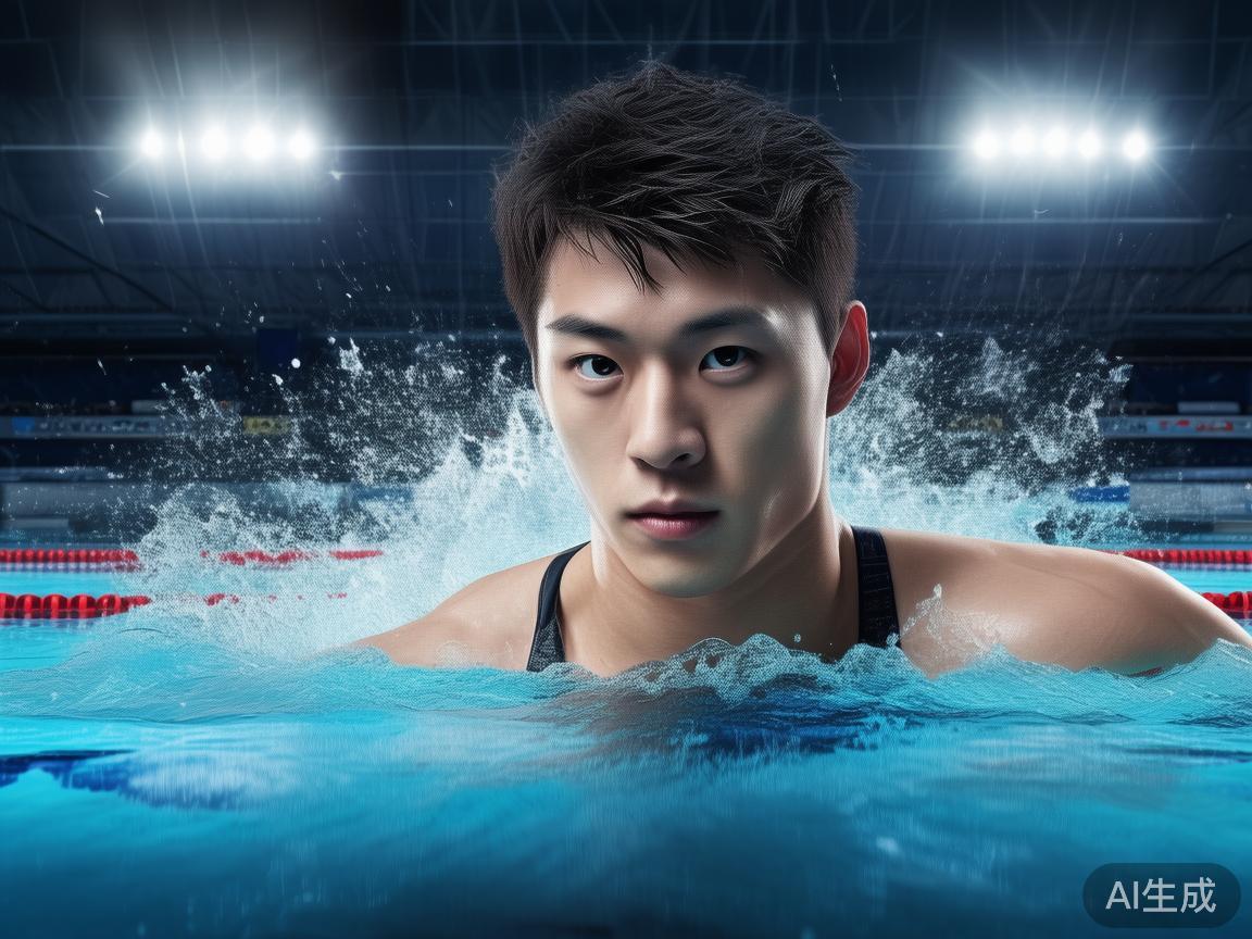 汪顺的成功离不开持续的训练与自我挑战。他在比赛中展