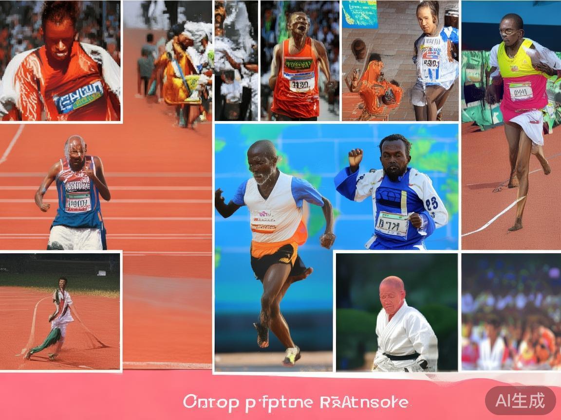 以非洲的长跑闻名于世，肯尼亚和埃塞俄比亚的运动员在